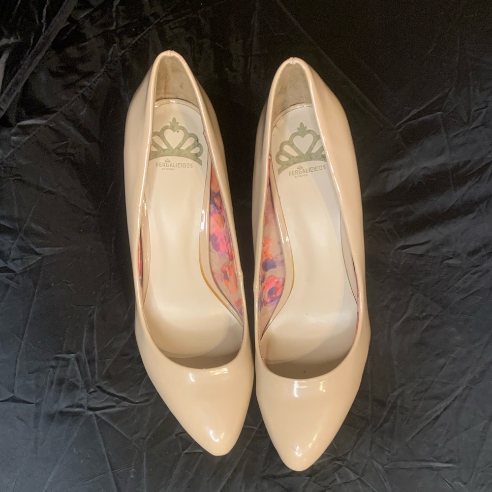 Nude Size 8.5 Fergalicious Heels